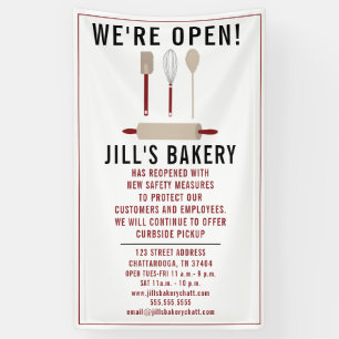 Bakery Open Red Kitchen Food Business Restaurant Spandoek