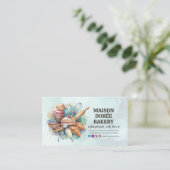 Bakery Pastry Chef Baking Catering Gold Price List Visitekaartje (Staand voorkant)