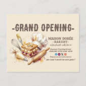 Bakery Pastry Chef Baking Catering Grand Opening Flyer (Voorkant)