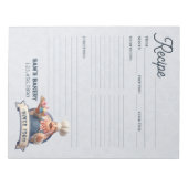 Bakery Pastry Chef Baking Recipe Page Cookbook Notitieblok (Voorkant)