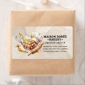Bakery Pastry Chef Cake Baker Food Ingredient Etiket (Insitu)
