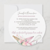 Bakery Pastry Chef mug Boho chic flower patisserie Kaart (Achterkant)