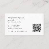 Bakery Pastry Chef Watercolor Baking Utensils Visitekaartje (Achterkant)