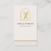 Bakery Pastry Shop QR Code Visitekaartje (Voorkant)