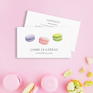 Bakery / Patisserie Macaron Visitekaartje