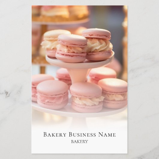 Bakery Photo Overlay Social Media QR-code Flyer (Voorkant)