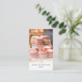 Bakery Photo Overlay Social Media QR-code Visitekaartje (Staand voorkant)