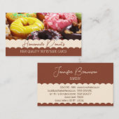 Bakery Photo Tasty Visitekaartje (Voorkant / Achterkant)