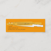 Bakery Professional Chefs Rolling Pin Mini Visitekaartje (Achterkant)