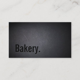Bakery Professional Dark Minimalist Visitekaartje