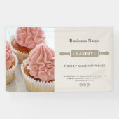 Bakery Rolling Pin Photo Business Spandoek (Horizontaal)