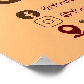 Bakery Services Aangepast Poster (Hoek)