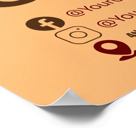 Bakery Services Aangepast Poster (Hoek)