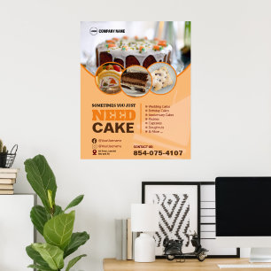 Bakery Services Aangepast Poster