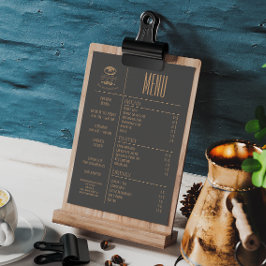 Bakery Small Caffee Table Menu