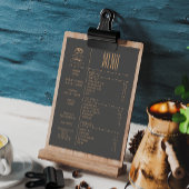 Bakery Small Caffee Table Menu