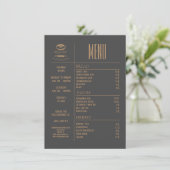 Bakery Small Caffee Table Menu (Staand voorkant)