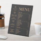 Bakery Small Caffee Table Menu Reclamebord Met Voetstuk (Insitu)