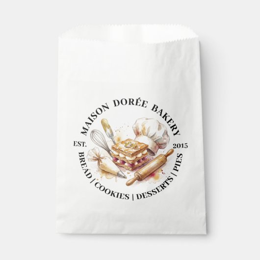Bakery Store Pastry Chef Dessert Sweets Cake Baker Bedankzakje (Voorkant)