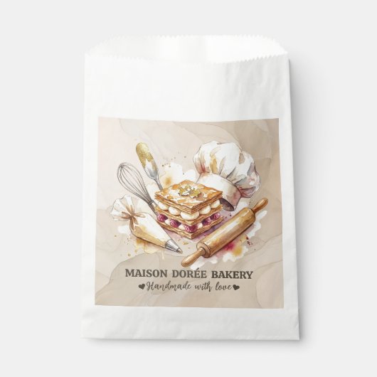 Bakery Store Pastry Chef Dessert Sweets Cake Baker Bedankzakje (Voorkant)