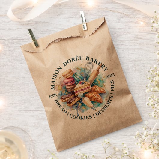 Bakery Store Pastry Chef Dessert Sweets Cake Baker Bedankzakje (Geknipt)