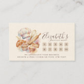 Bakery Store Pastry Chef Dessert Sweets Cake Baker Klantenkaartje (Voorkant)