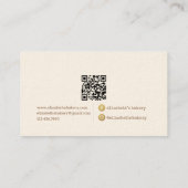 Bakery Store Pastry Chef Dessert Sweets Cake Baker Klantenkaartje (Achterkant)