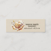 Bakery Store Pastry Chef Dessert Sweets Cake Baker Mini Visitekaartje (Voorkant)