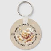 Bakery Store Pastry Chef Dessert Sweets Cake Baker Sleutelhanger (Voorkant)