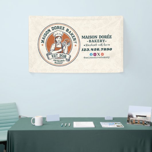 Bakery Store Pastry Chef Dessert Sweets Cake Baker Spandoek (Beurs)