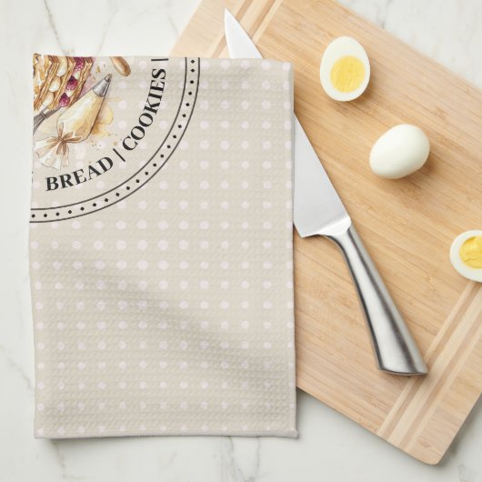 Bakery Store Pastry Chef Dessert Sweets Cake Baker Theedoek (Quarter Fold)