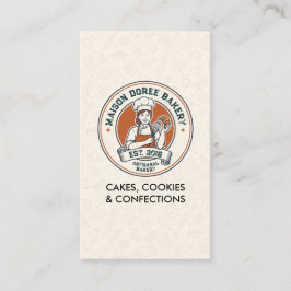 Bakery Store Pastry Chef Dessert Sweets Cake Baker Visitekaartje