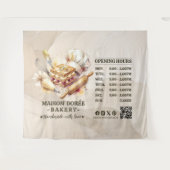 Bakery Store Pastry Chef Dessert Sweets Cake Baker Wandkleed (Voorkant (horizontaal))