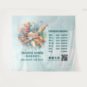 Bakery Store Pastry Chef Dessert Sweets Cake Baker Wandkleed (Voorkant (horizontaal))