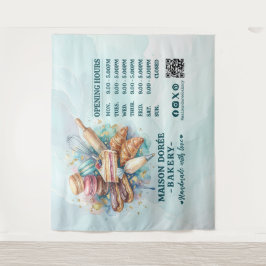 Bakery Store Pastry Chef Dessert Sweets Cake Baker Wandkleed