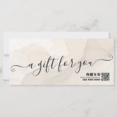 Bakery Store Pastry Chef Desserts Gift Certificate (Achterkant)