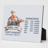 Bakery Store Pastry Chef Desserts Opening Hours Fotoplaat (Zijkant)