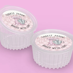 Bakery Taart Behangsel Drips Koekje Label