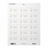 Bakery Taart Handgereedschap Bloemen Confetti Etiket (Full Sheet)