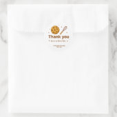 Bakery Thank You Stickers Cookie and Whisk Design (Tas)