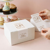 Bakery Utensils Bake With Love Thank You Bakery Etiket