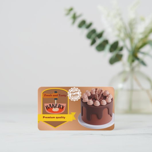 bakery visitekaartje (Staand voorkant)