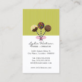 Bakery voor Cake Pops Visitekaartje (Achterkant)