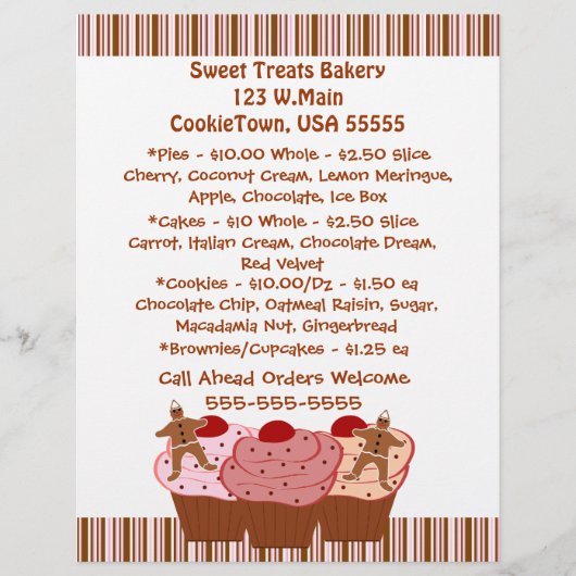 Bakery Zakelijke Flyer (Voorkant)