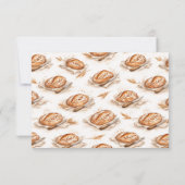 Bakerybedrijf met vintage botercrème bedankkaart (Achterkant)