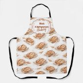 Bakerybedrijf met vintage botercrème schort (Voorkant)