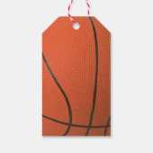 Baketball Dank u Favor Tag Cadeaulabel (Achterkant)