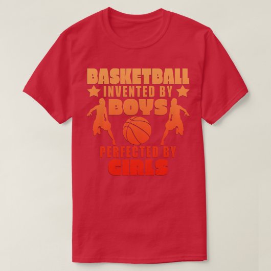 Baketball Meisjes Gift T-shirt (Design voorkant)