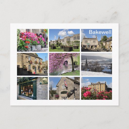 Bakewell Briefkaart (Voorkant)
