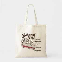 Bakewell Taart Vintage Geschetst Diagram Tote Bag